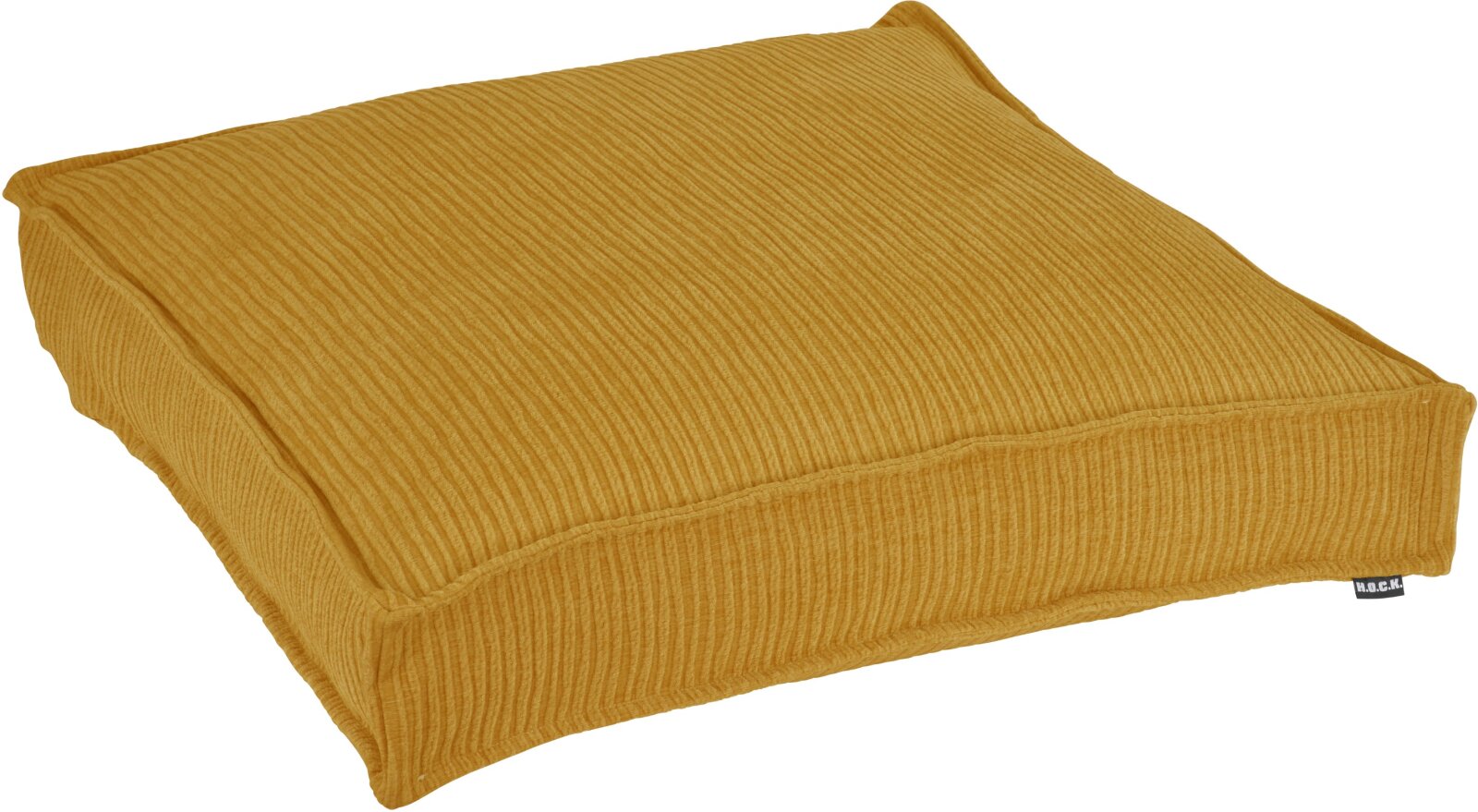 H.O.C.K. Jonny Bodenkissen Palettenkissen 60x60x10cm maisgelb schmaler Cord