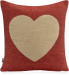 H.O.C.K. Herzl Wendekissen 40x40cm col. 2 beige /...