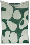 KLEKKS Wolldecke "OVAL" olive grün mit...