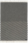 KLIPPAN Decke "Dot&Stripe" Plaid schwarz...
