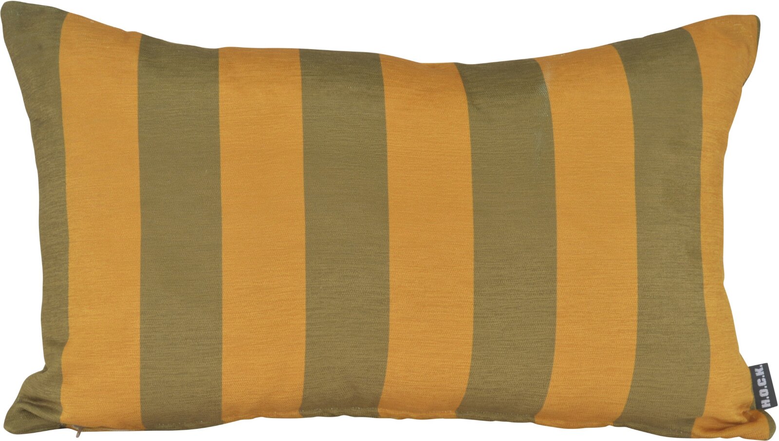 H.O.C.K. Lucy Dekokissen 50x30cm maiz olive Streifen