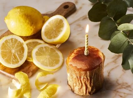 CANCAKE Happy Birthday, Neon Pink | Zitronenkuchen