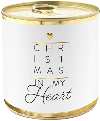 CANCAKE Christmas in my Heart, weiß gold | Marmor