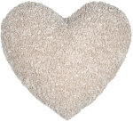 STF Dekokissen Herz in Herzform ca. 40x45cm natur beige...