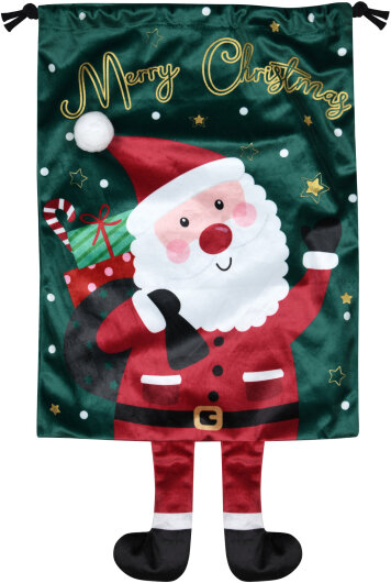 STF Wichtelsäckchen ca. 30x40cm Nikolaus grün