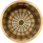 byRoom Schale Bowl aus Mangoholz KLEIN 18cm Mandala black