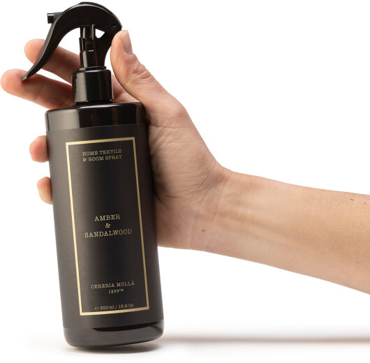 Cereria Mollá Raum & Textilspray 500ml Amber & Sandalwood