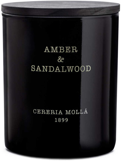 Cereria Mollá Premium Kerze 230g Amber & Sandalwood