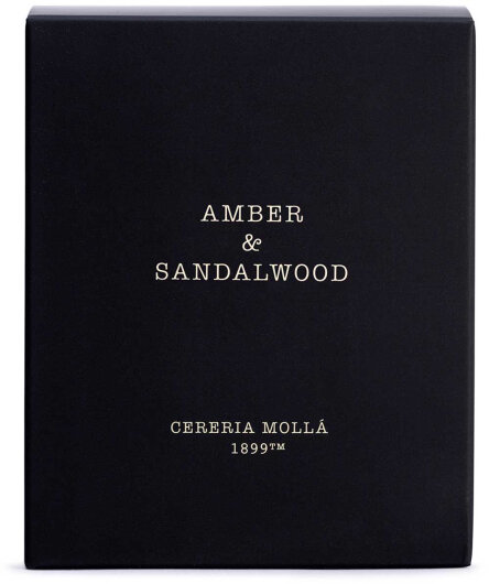 Cereria Mollá Premium Kerze 230g Amber & Sandalwood