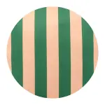 H.O.C.K. Stoff Meterware Outdoor Riviera Stripe Digisun F2062 Green Pink / 160cm breit Green Rosé