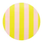 H.O.C.K. Stoff Meterware Outdoor Riviera Stripe Digisun F02066 Yellow Violett / 160cm breit Yellow Rosé