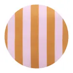 H.O.C.K. Stoff Meterware Outdoor Riviera Stripe Digisun F02252 Brown Violett / 160cm breit Flieder Cognac
