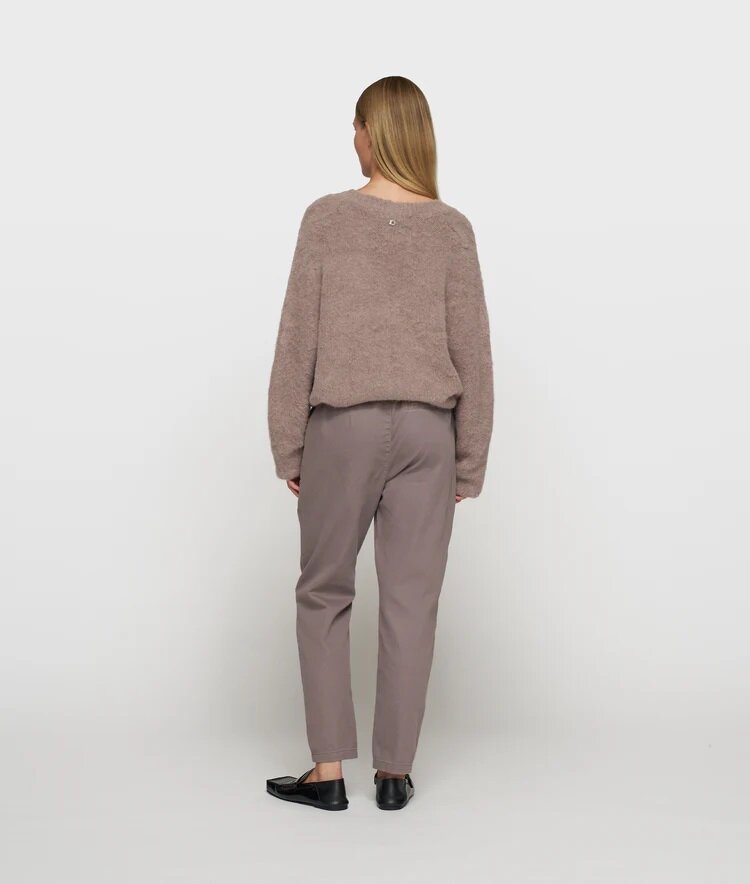 N.Y.A. | 10Days Lässige Hose mit Gürtel moonrock L