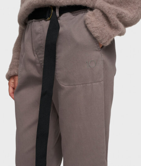 N.Y.A. | 10Days Lässige Hose mit Gürtel moonrock L