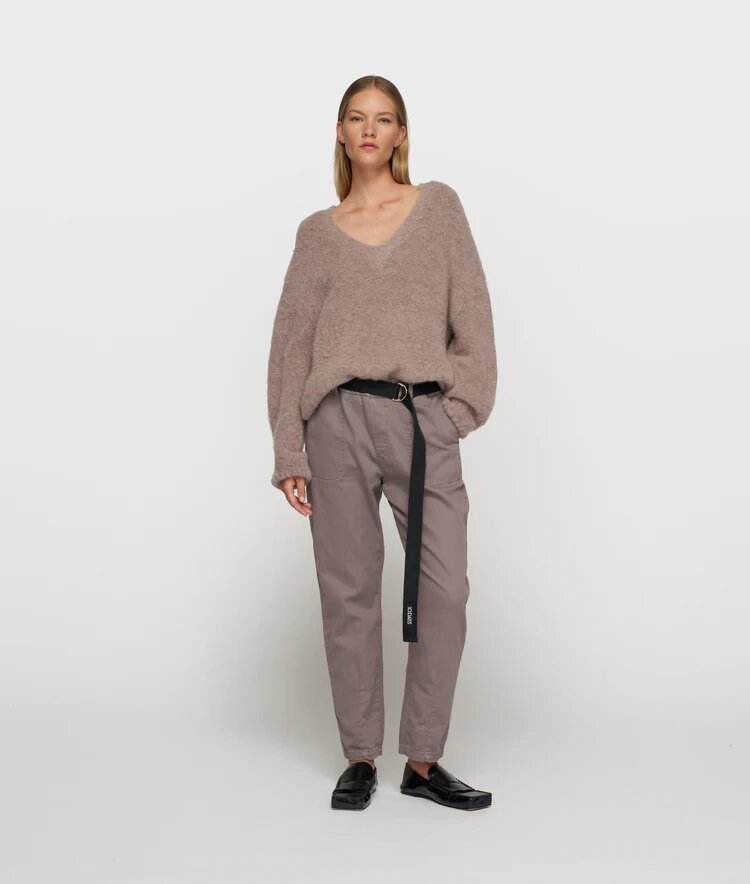 N.Y.A. | 10Days Lässige Hose mit Gürtel moonrock M