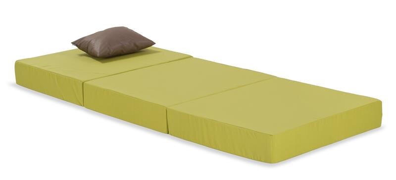 H.O.C.K. Classic Uni Klappmatratze Clappy ausgeklappt 186x75x13cm grün