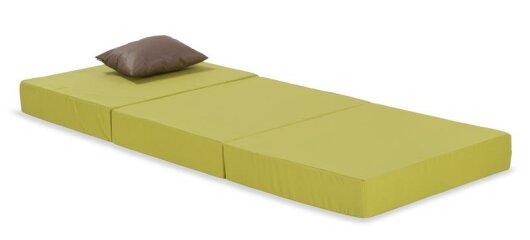 H.O.C.K. Classic Uni Klappmatratze Clappy ausgeklappt 186x75x13cm grün