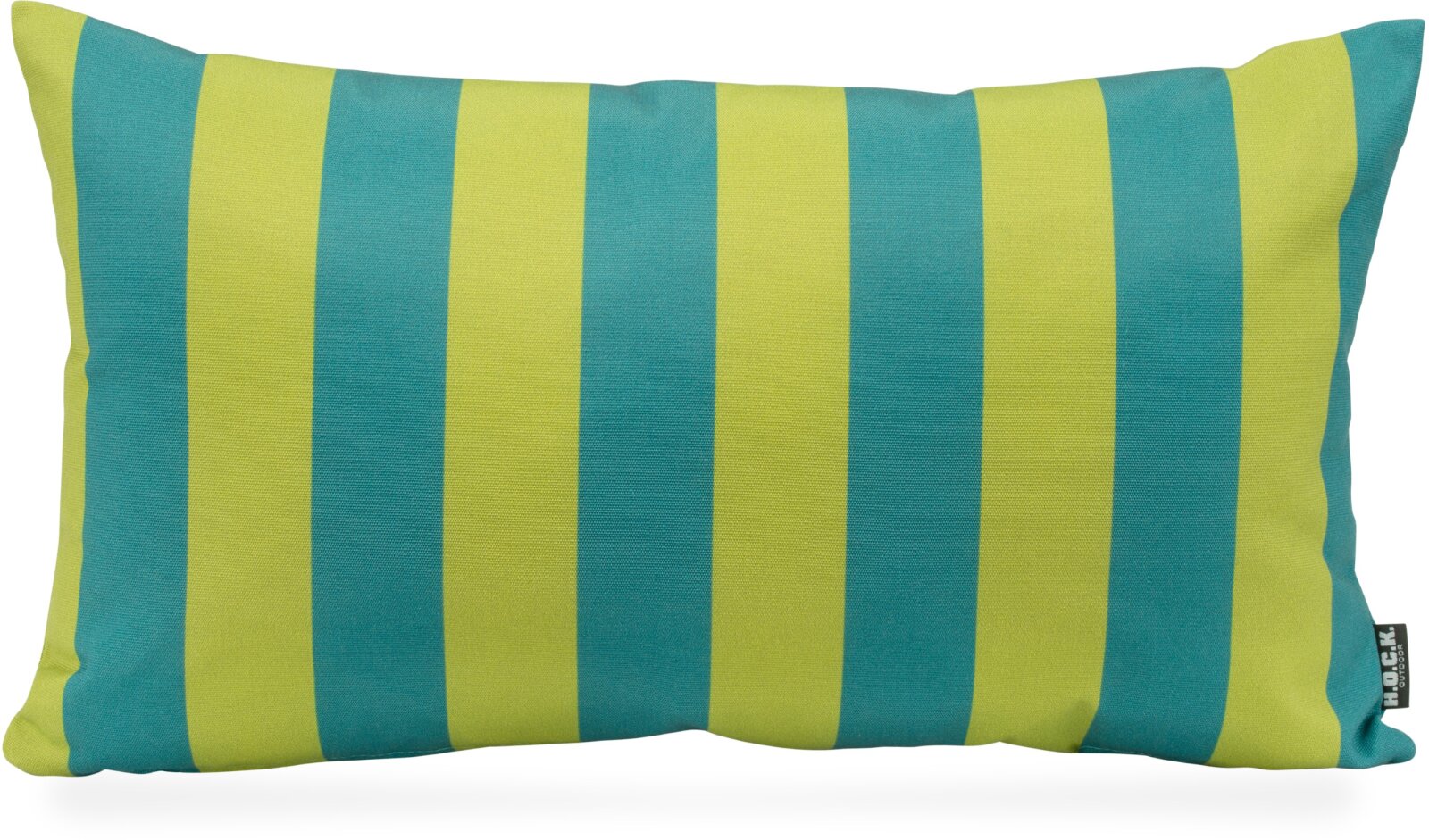 H.O.C.K. Riviera Stripe Outdoor Kissen 50x30cm Green Petrol Streifen
