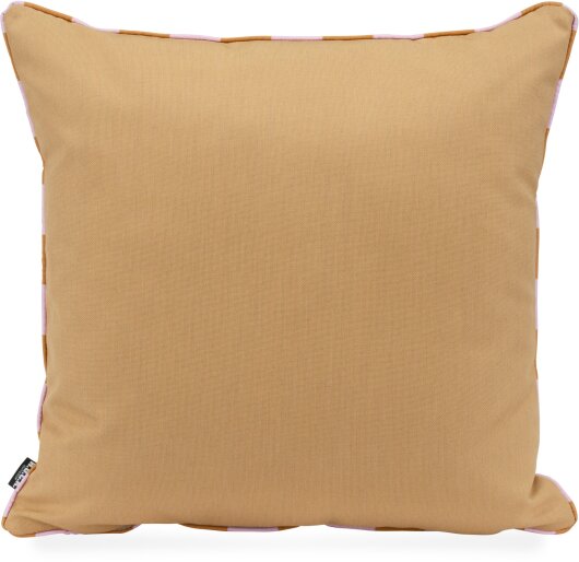 H.O.C.K. Riviera Stripe Outdoor Wendekissen 50x50cm Cognac Flieder Streifen