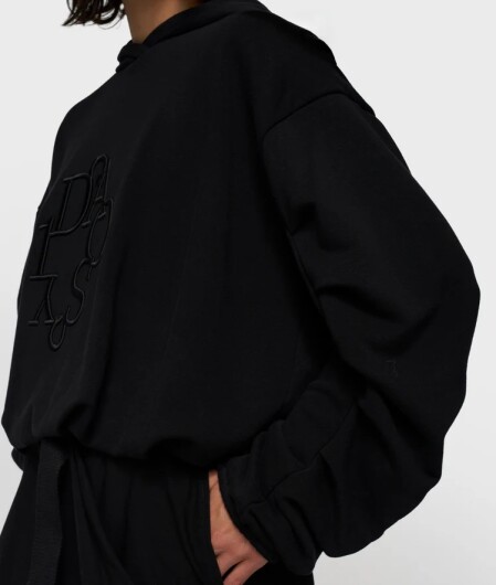 N.Y.A. | 10Days Pleated Balloon Hoodie schwarz XL