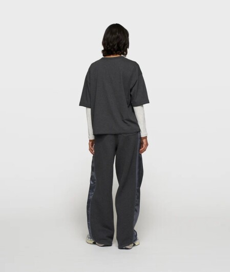 N.Y.A. | 10Days Western Jogger mit seitlichen Satineinsätzen anthrazit M