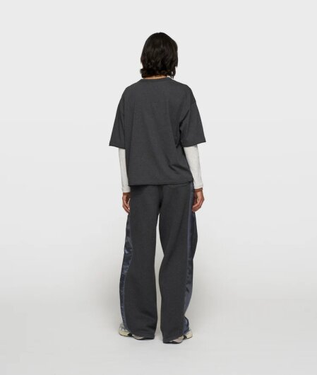 N.Y.A. | 10Days Western Jogger mit seitlichen Satineinsätzen anthrazit S