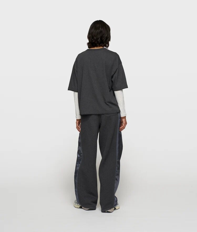 N.Y.A. | 10Days Western Jogger mit seitlichen Satineinsätzen anthrazit XS