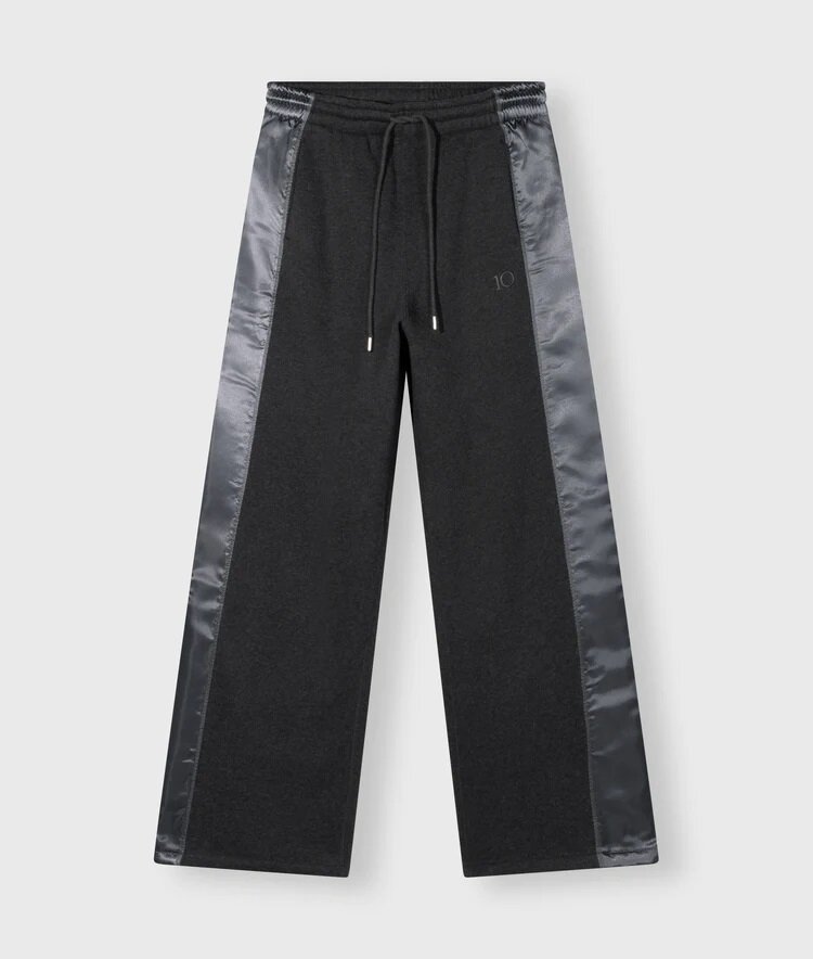 N.Y.A. | 10Days Western Jogger mit seitlichen Satineinsätzen anthrazit XS