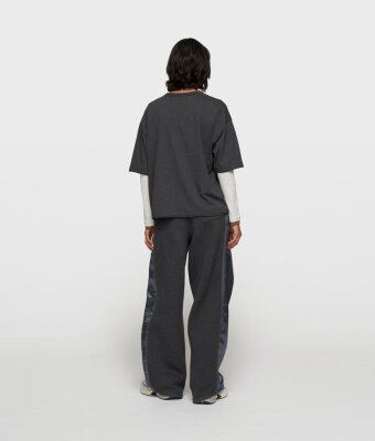 N.Y.A. | 10Days Western Jogger mit seitlichen Satineinsätzen anthrazit XS