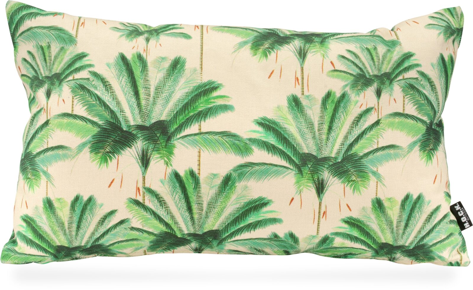 H.O.C.K. Palmeral Outdoor Kissen 50x30cm grün Palmen