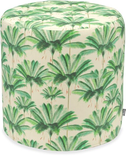 H.O.C.K. Palmeral Outdoor Hocker ø45x45cm grün Palmen