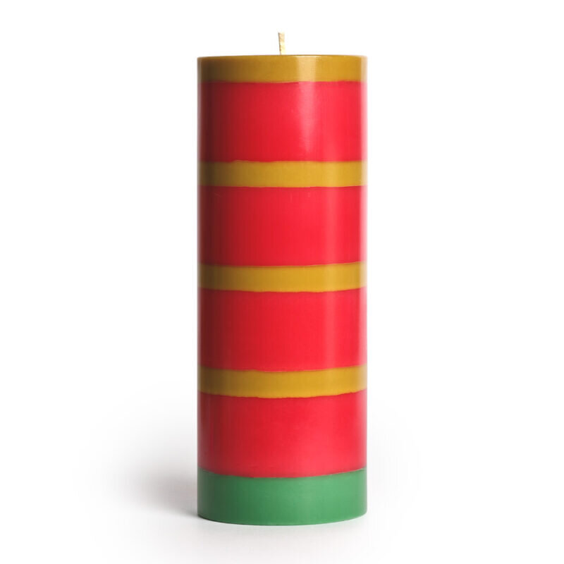 NTG Stumpenkerze "Advent" rot, grün