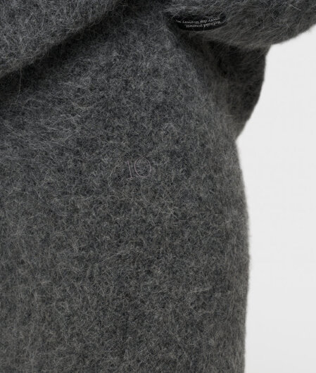 N.Y.A. | 10Days Minirock hairy knit skirt dunkelgrau S