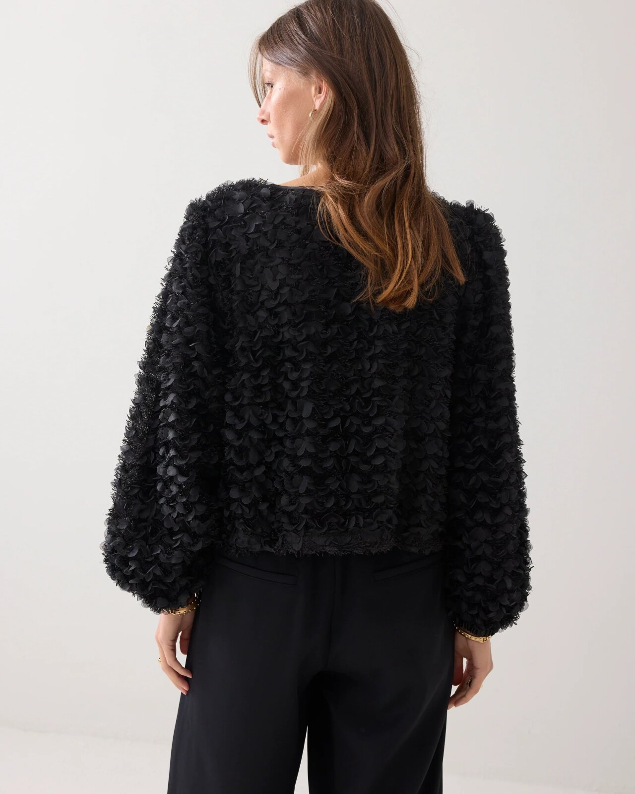 N.Y.A. | Summum Fluffy boxy Jacke schwarz M