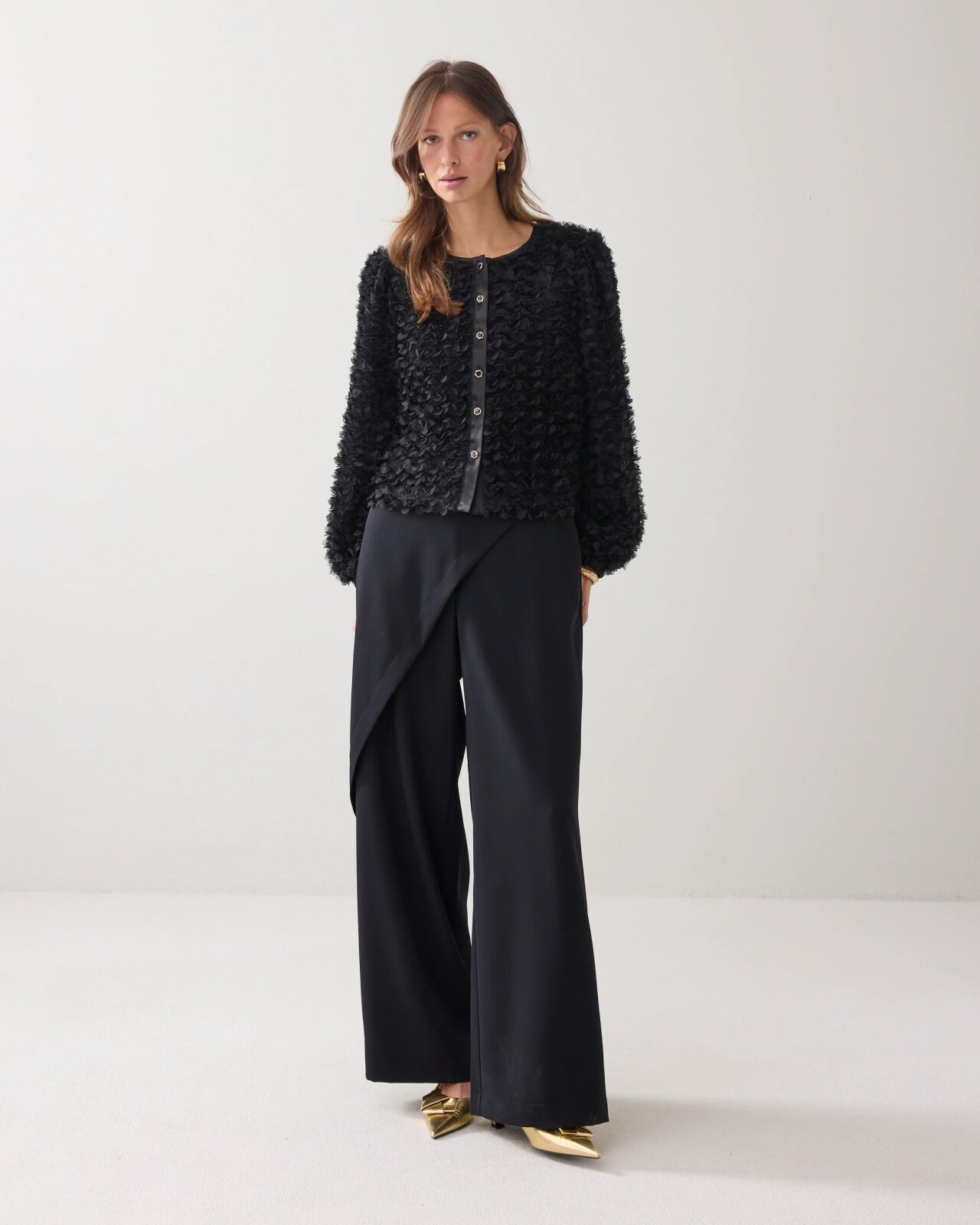 N.Y.A. | Summum Fluffy boxy Jacke schwarz M