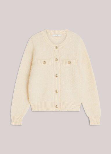 N.Y.A. | Summum Cardigan Bouclé cremé  L