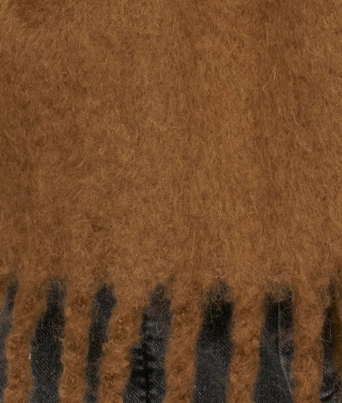 N.Y.A. | 10Days Strickschal in Hellbraun Cognac mit Fransen