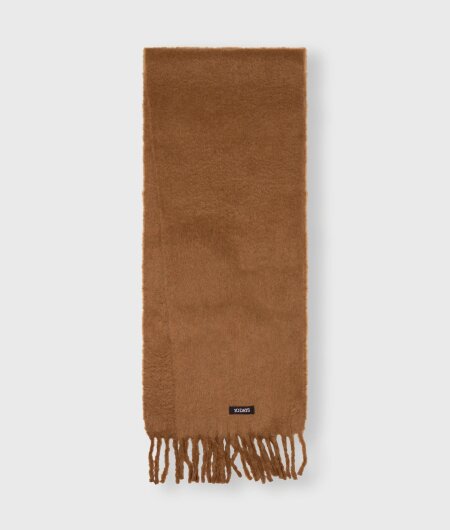 N.Y.A. | 10Days Strickschal in Hellbraun Cognac mit Fransen