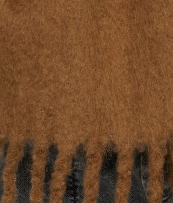 N.Y.A. | 10Days Strickschal in Hellbraun Cognac mit Fransen