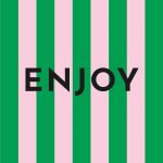 ppd Servietten "ENJOY" 33x33cm Streifen...