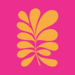 ppd Servietten Blumen-Motiv 33x33cm pink orange Napkin