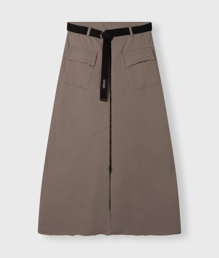 N.Y.A. | 10Days Midirock mit Gürtel moonrock S