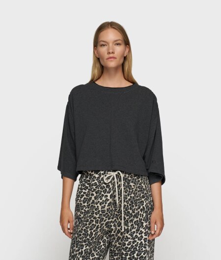 N.Y.A. | 10Days Cropped Sweater Relaxed Fit anthrazit L