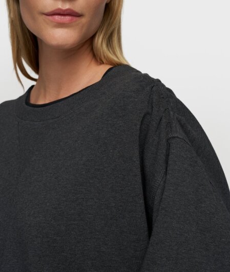 N.Y.A. | 10Days Cropped Sweater Relaxed Fit anthrazit L