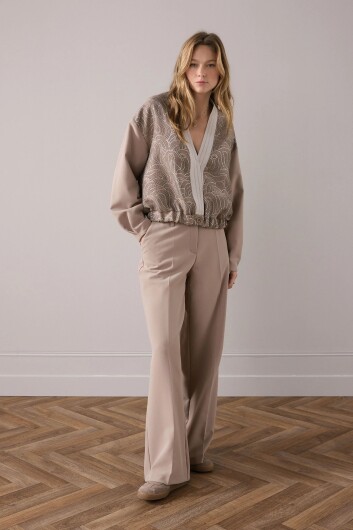 N.Y.A. | Summum Foam Hose mit weitem Bein beige XL