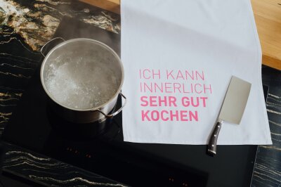 17;30 Geschirrtuch "Ich kann innerlich sehr gut...