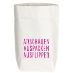 17;30 Paperbag small "ANSCHAUEN AUSPACKEN...