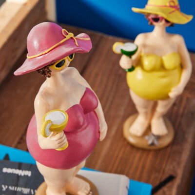 WV Dekofiguren "Badeladys mit Drink" 2er Set...