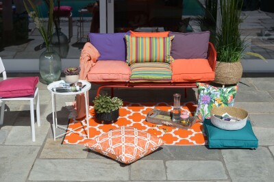 H.O.C.K. Yucatan Outdoor Kissen 60x60cm POP - multi col. 429