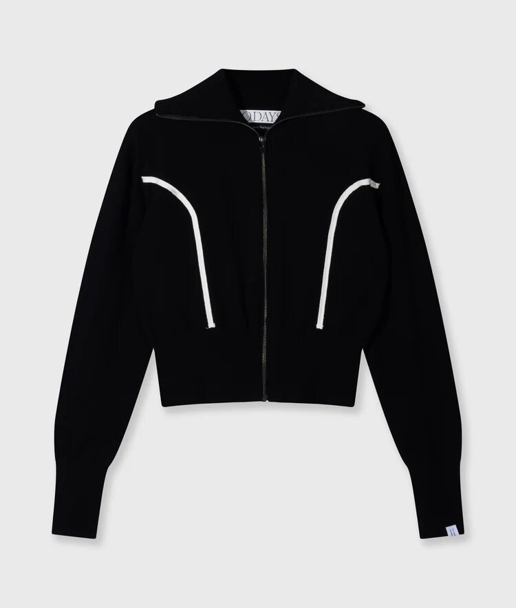 N.Y.A. | 10Days Slim knit Cardigan schwarz L